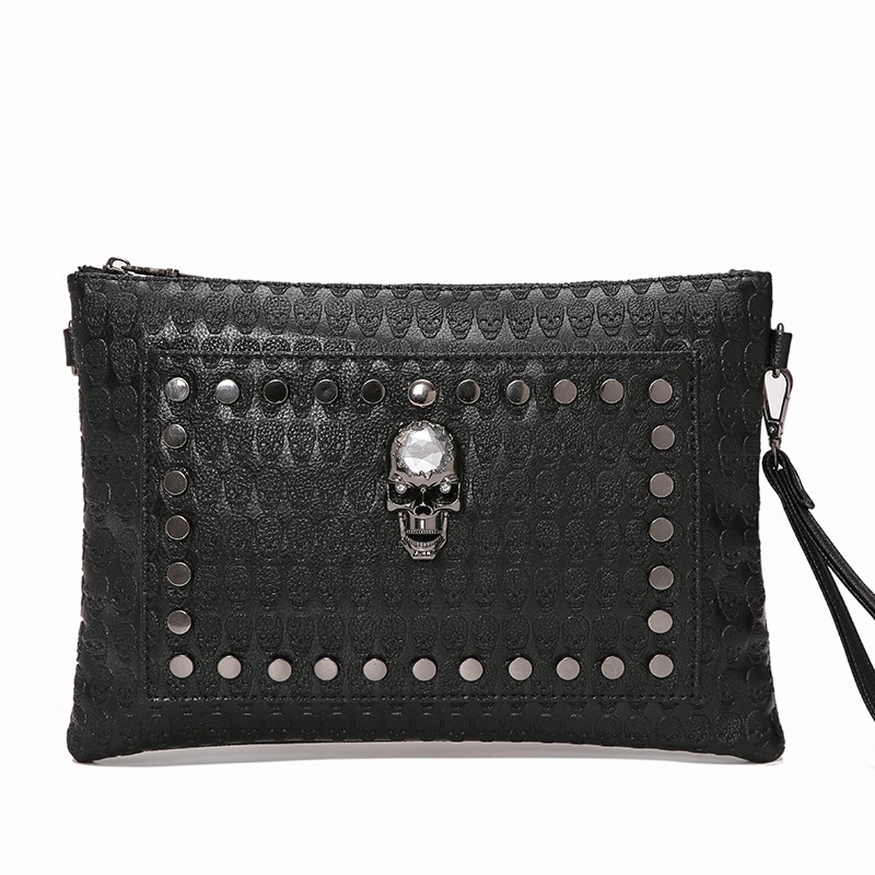 Túi clutch cầm tay đính đinh tán cá tính cho nam nữ | BigBuy360 - bigbuy360.vn