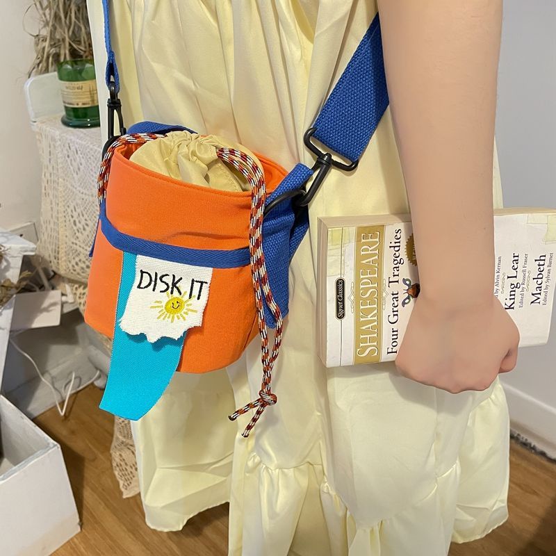 Túi Bucket Đeo Chéo Hình Mặt Cười Phong Cách Hàn Quốc Độc Đáo Thời Trang