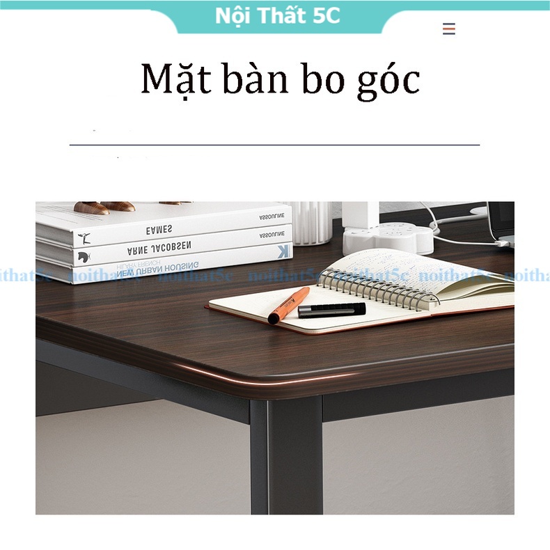 Bàn để máy tính cây kèm ngăn kéo có khóa, bàn học mặt bàn kích thước lớn khung chắc chắn chống gỉ bền bỉ mẫu hiện đại