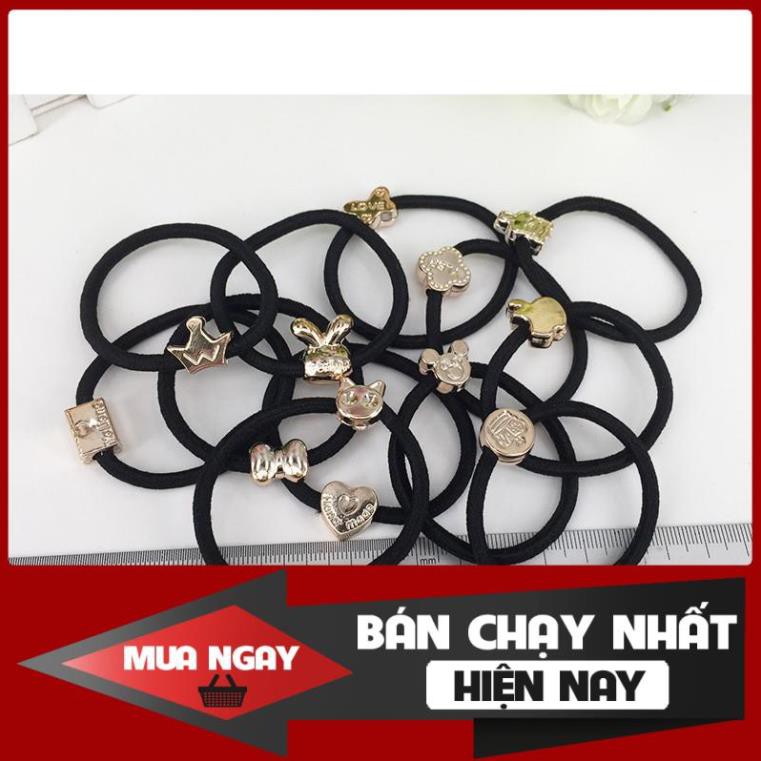HÀNG SIÊU CẤP  [DEAL 1K] Dây cột tóc nhiều hình dễ thương 1 dây giá 1k
