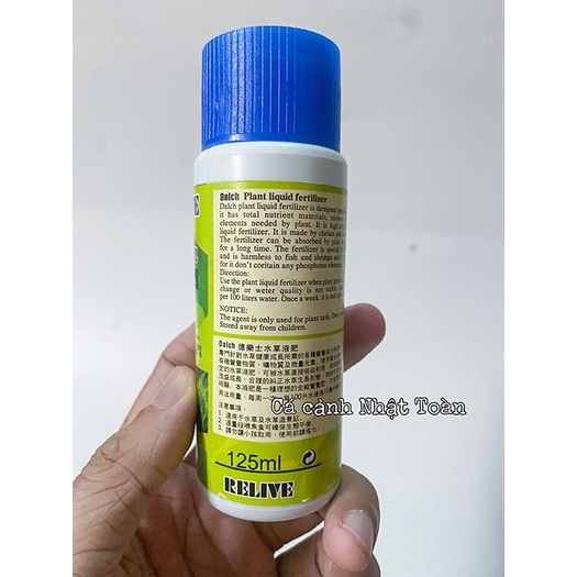 DINH DƯỠNG CHO CÂY THỦY SINH FLORA FER GREEN RELIVE 125ml