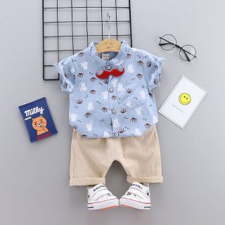 Bộ công tử cộc tay cho bé trai size 80-120