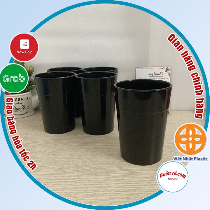 Cốc phíp uống nước nhựa Việt Nhật 330ml, Cốc nhựa chịu nhiệt cao cấp bền đẹp (MS:6315) -Buôn rẻ 01288