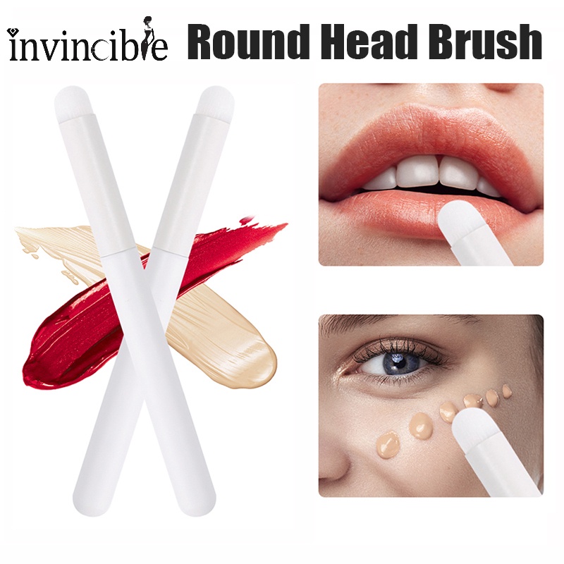 Cọ Trang Điểm Môi Đầu Tròn Bằng Lông Nylon Đa Năng