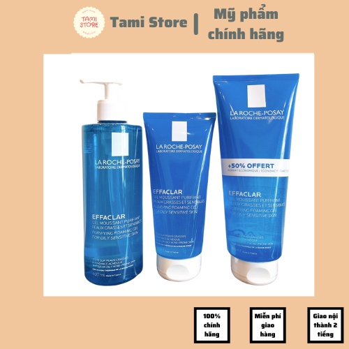 Sữa rửa mặt La Roche-Posay Effaclar cho da dầu mụn bản nội địa Pháp chuẩn - mỹ phẩm Store Tami