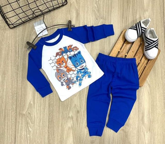 Bộ Dài Tay Bé Trai Borip Xuất Khẩu Siêu Xịn 8-22kg