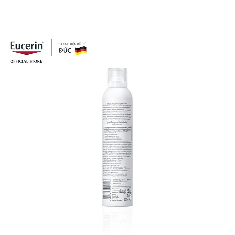 Xịt dưỡng ẩm & giảm nếp nhăn Eucerin Hyaluron Mist Spray 250ml