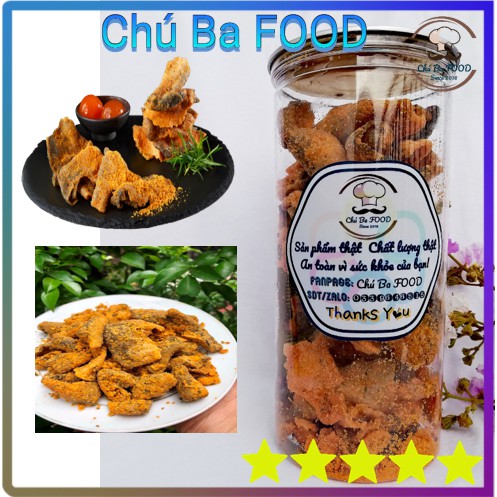 250G🦈Da Cá Hồi Trứng Muối 🦈Chú Ba FOOD | Hàng ngon | Không tanh, thơm béo - Chất lượng