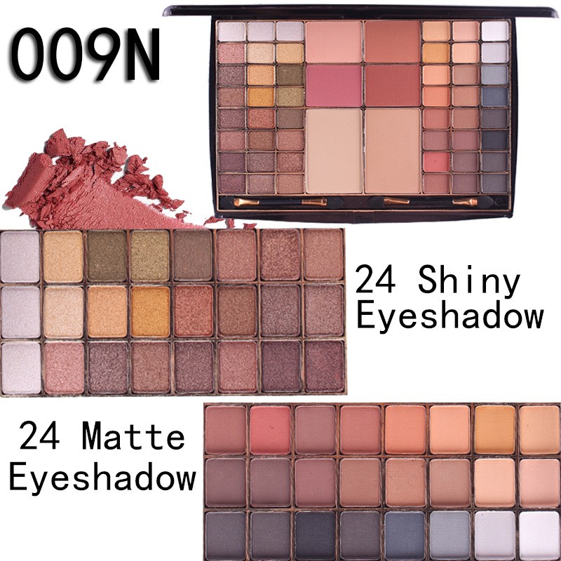 Kit trang điểm 48 màu mắt,4 phấn má hồng và 2 phấn nền Miss Rôse MR14Y | BigBuy360 - bigbuy360.vn