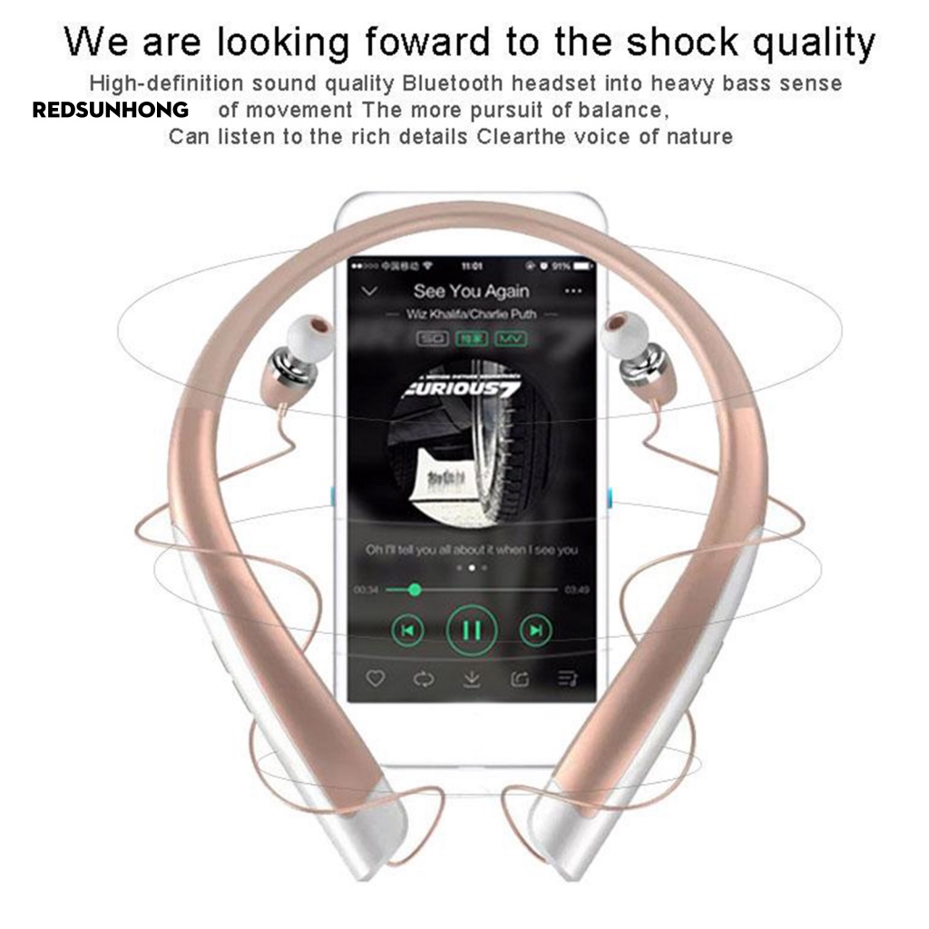 Tai Nghe Đeo Cổ Không Dây HBS-1100 Phong Cách Thể Thao