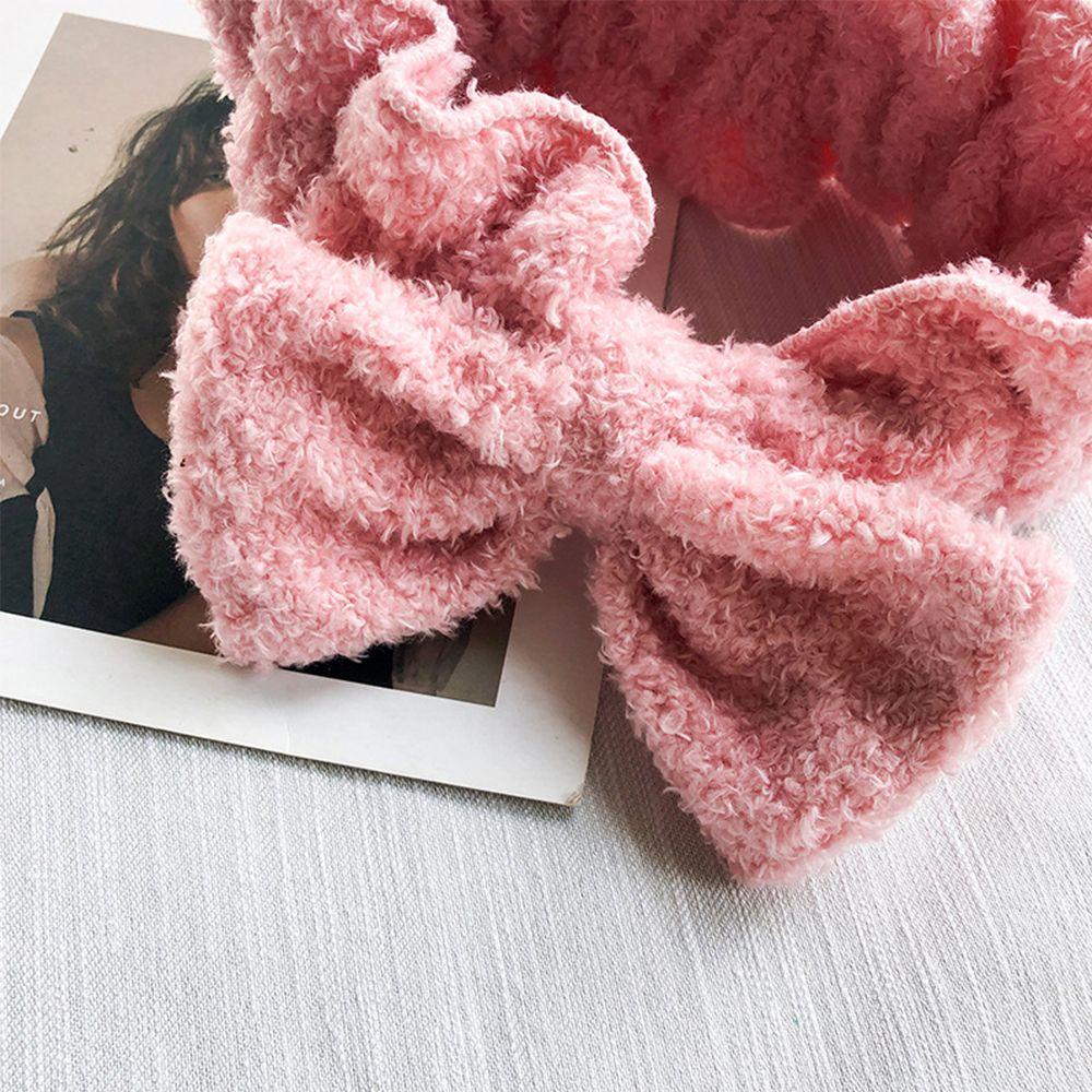 Băng Đô Tai Thỏ Bằng Nhung Co Giãn Thoải Mái Dễ Thương Dành Cho Nữ Giá Đỡ