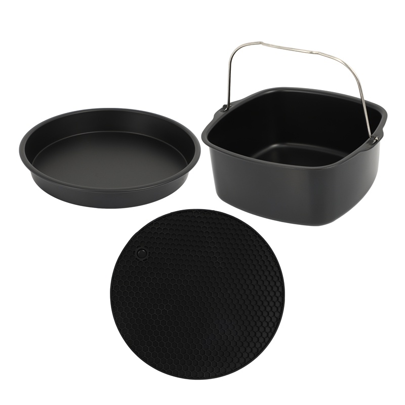 Bộ Phụ Kiện Làm Món Chiên Không Khí Cho Nồi Chiên Không Dầu 3.7QT-5.3QT-5.8QT 5-7 inch