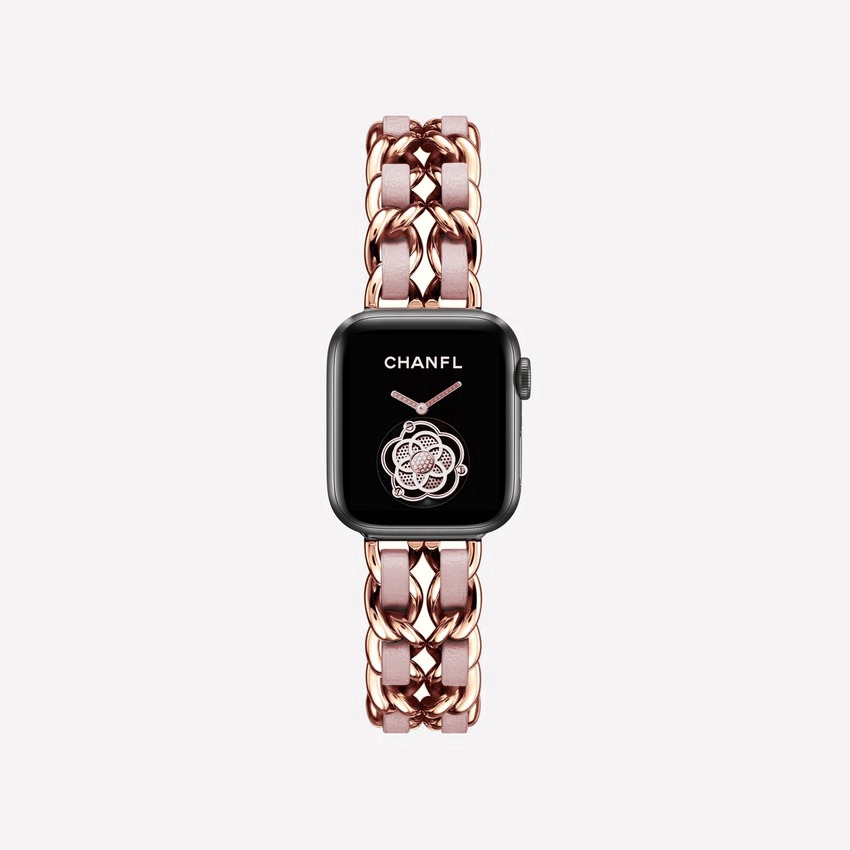 Dây Đeo Kim Loại Sang Trọng Cho Đồng Hồ Thông Minh Apple Watch Series 7 6 SE 5 4 3 2 1 iWatch 45mm 41mm 44mm 42mm 40mm 38mm