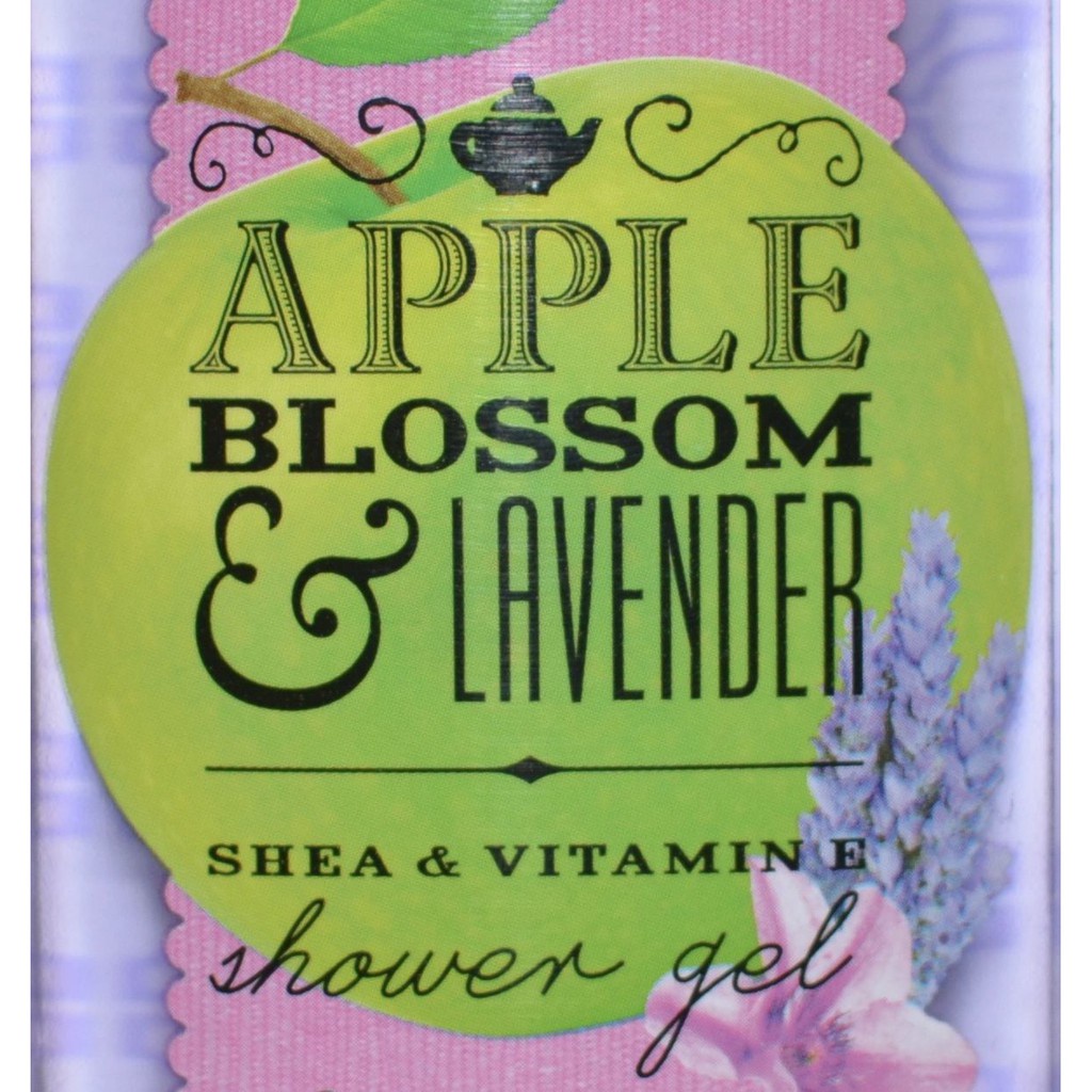 Gel tắm cao cấp authentic Bath &amp; Body Works shower gel Apple Blossom &amp; Lavender 295ml (Mỹ)