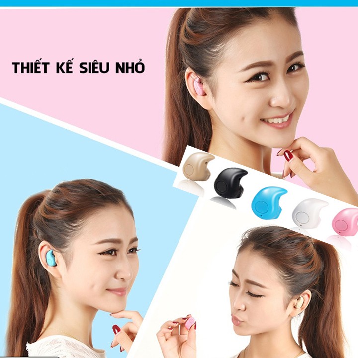 (RẺ NHẤT SHOPEE) Tai nghe bluetooth S530 nhét tai siêu nhỏ gọn có nghe nhạc