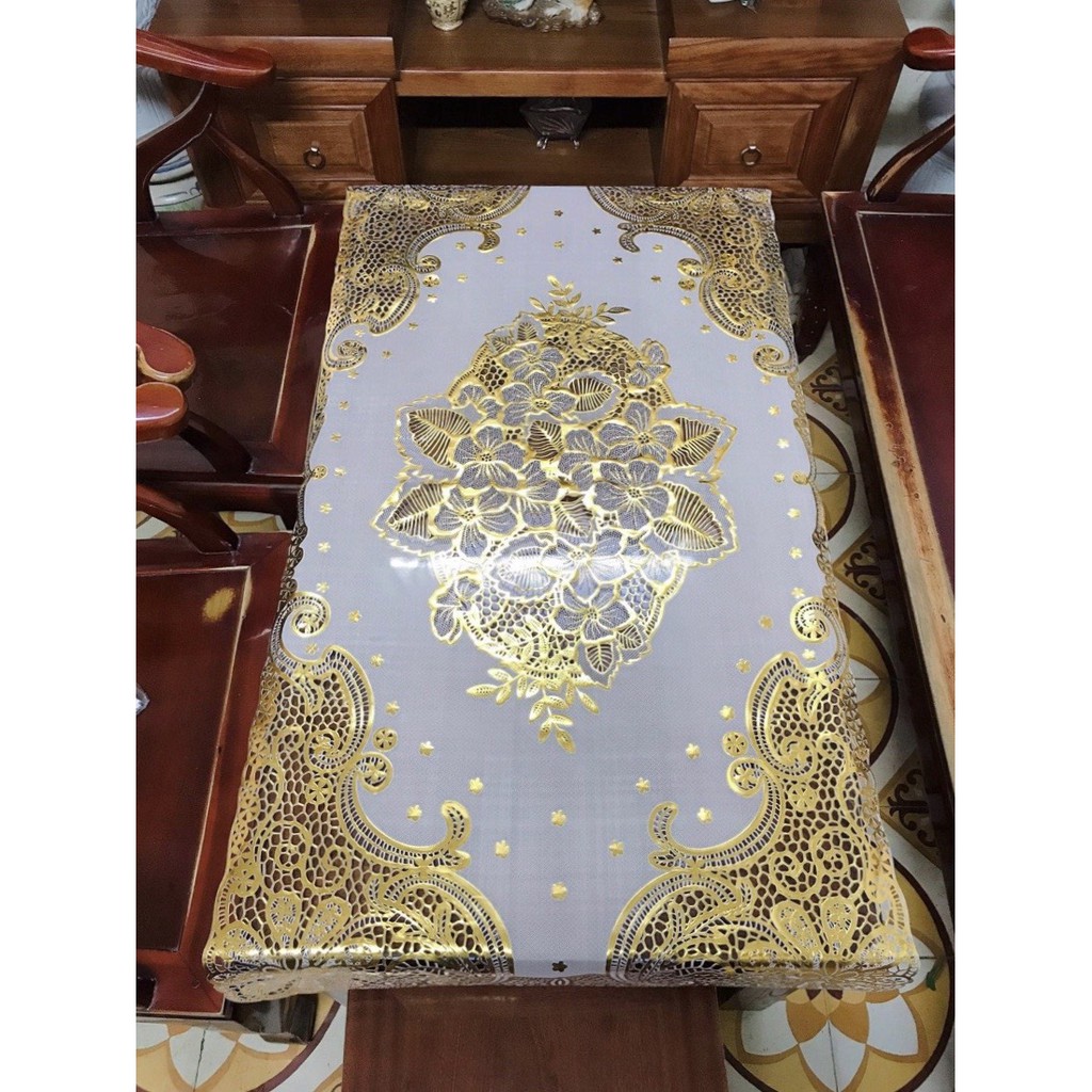 FREESHIPKhăn trải bàn 60x120cm Ren Hoa - [HÀNG ĐẸP]