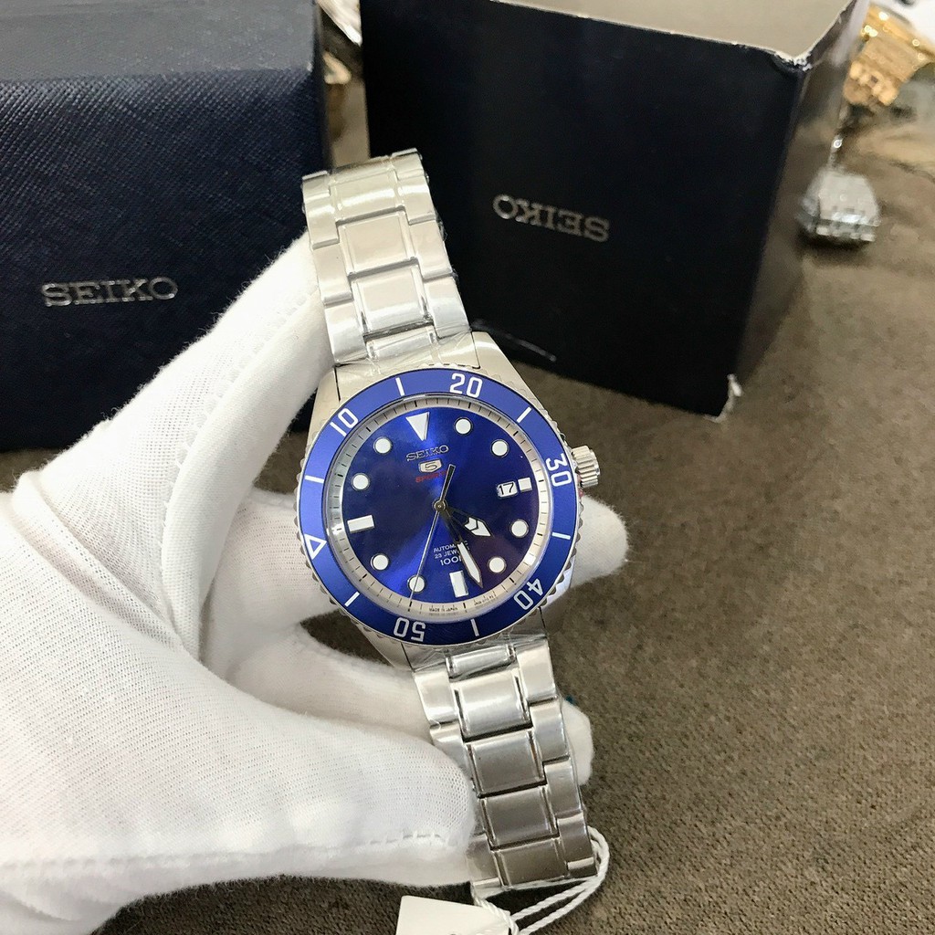 Bảo Hành 12 Tháng Đồng hồ thời trang nam seiko automatic nhiều màu - size 42mm - Dây Thép
