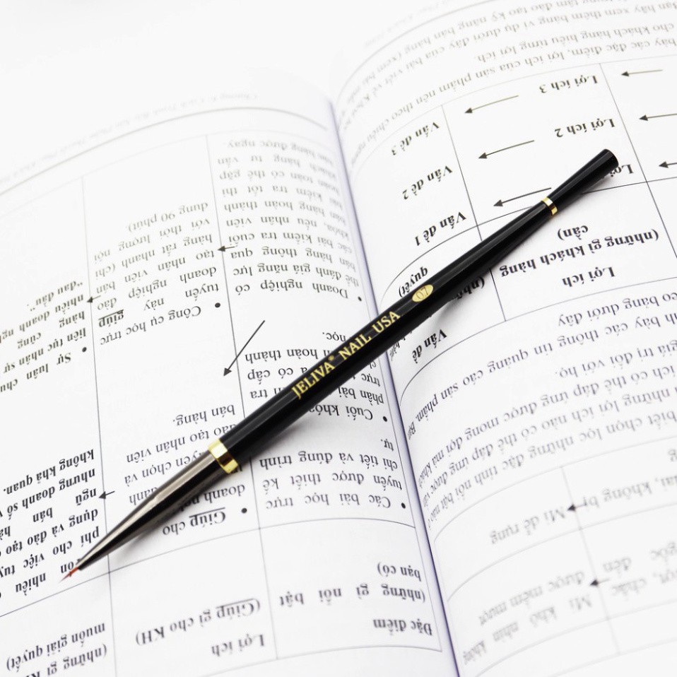 cọ vẽ móng , cọ nét sơn gel jeliva 6mm O8p