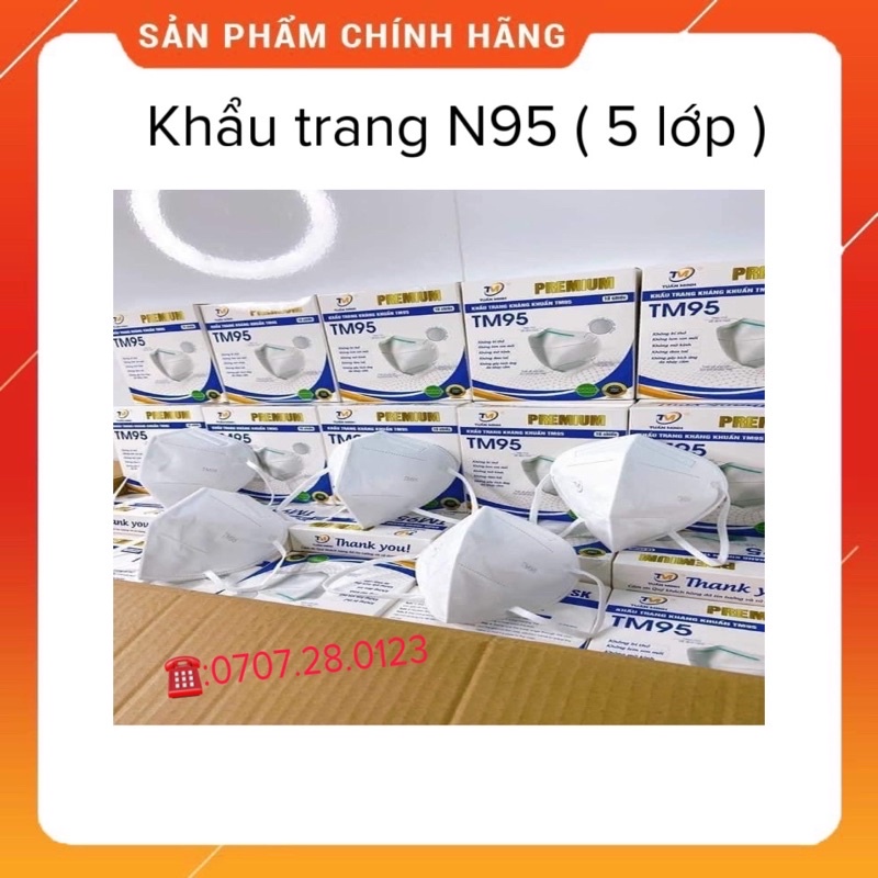 Khẩu trang n95 5 lớp giấy kháng khuẩn - Khẩu trang y tế 5 lớp cao cấp