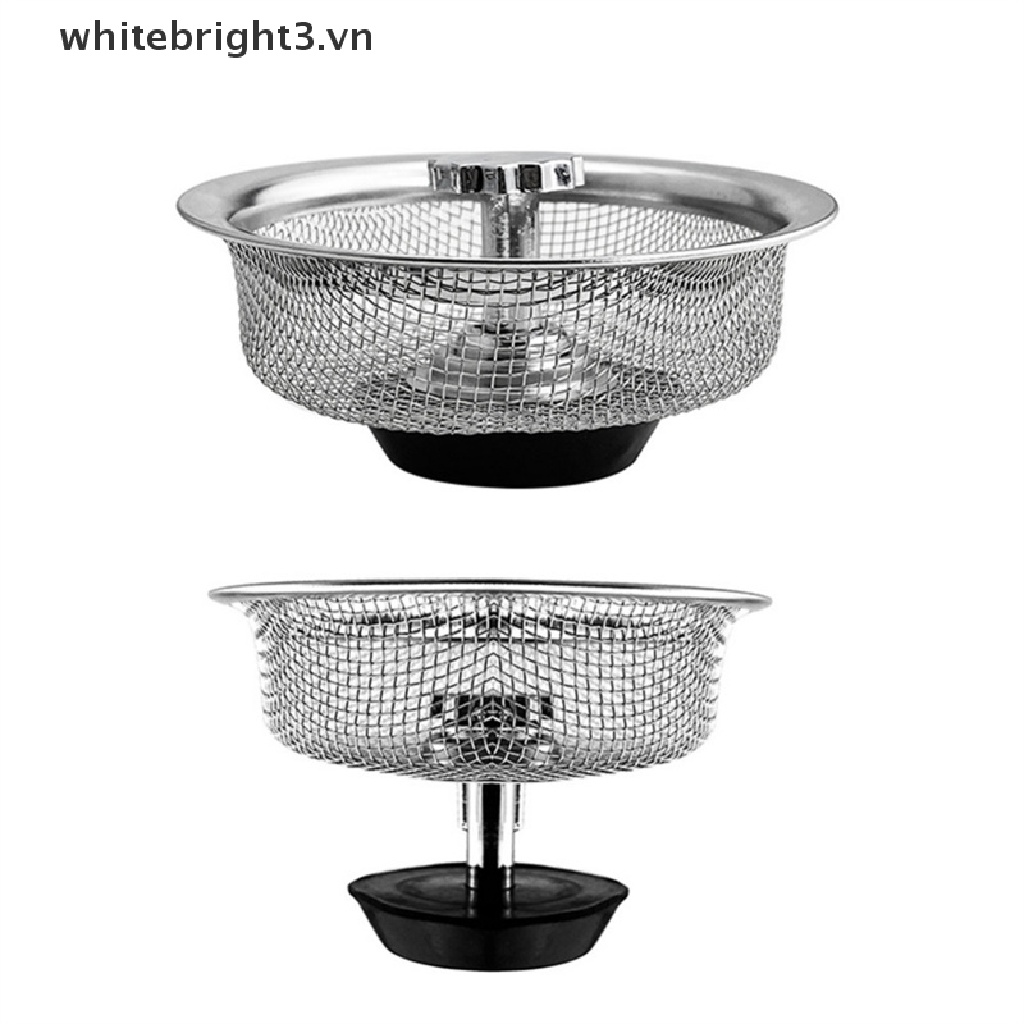 Bộ 3 Lưới Lọc Rác Bồn Rửa Chén Bằng Thép Không Gỉ Tiện Dụng