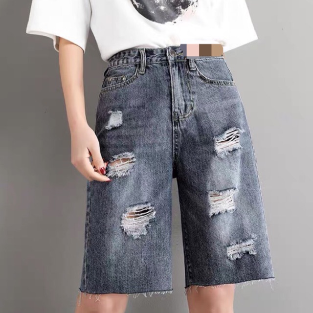 Ngố jean xám Bigsize 33-38 (kèm hình thật)