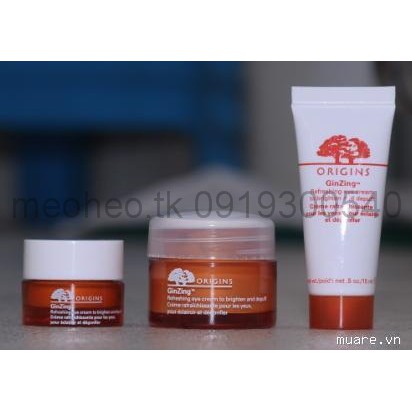 [Meoheo] Kem mắt giảm quầng thâm GinZing Refreshing Eye Cream to Brighten and Depuff Origins | BigBuy360 - bigbuy360.vn