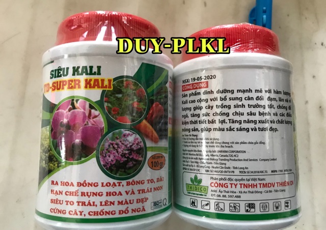 COMBO - 4 lọ Super Kali, Canxi, Magie và Lân chuyên cho Hoa Lan và cây cảnh.