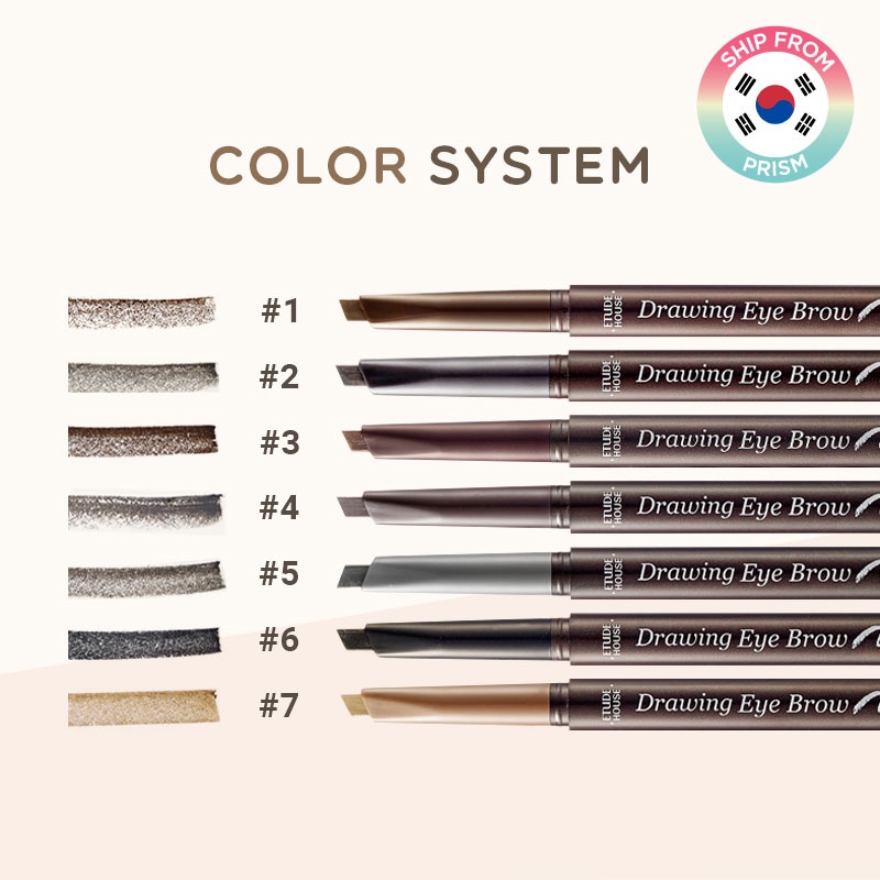 [Hàng mới về] Bút kẻ lông mày Etude House hai đầu 7 màu sắc tùy chọn trang điểm tự nhiên | BigBuy360 - bigbuy360.vn