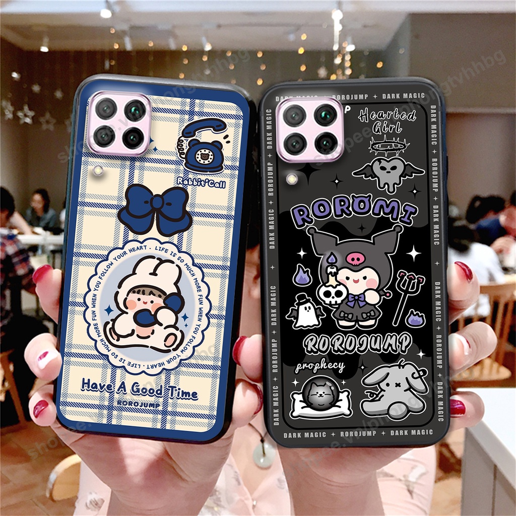 Ốp lưng Huawei Nova 7i trái tim gấu thể thao , smile mặt cười cực cute