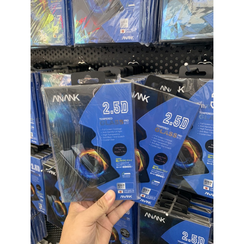 Kính cường lực nhám chống vân tay 100% Anank chính hãng cho Iphone X - 11 pro | BigBuy360 - bigbuy360.vn