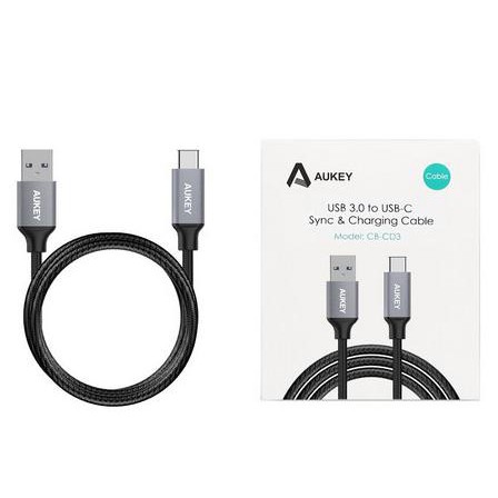 Dây Cáp Sạc Terlariss Aukey Chuyển Đổi Usb Type-C Sang Usb 3.0 Cb-Cd3