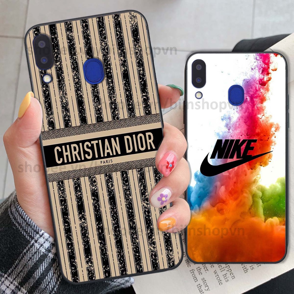 Ốp Samsung M20 / M30 in hình thương hiệu nhiều màu sắc thể thao cá tính thời trang