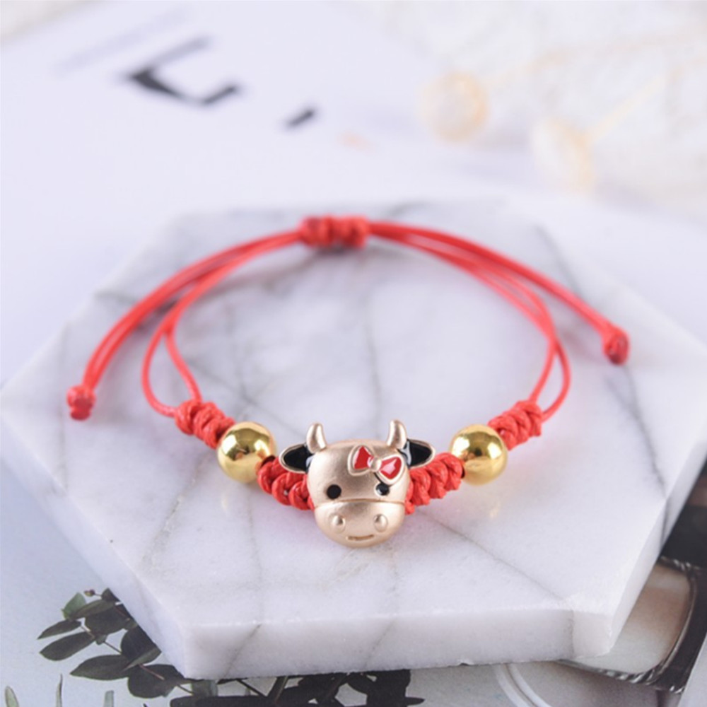 Vòng Tay Bện Dây Đỏ May Mắn Cho Nam Và Nữ