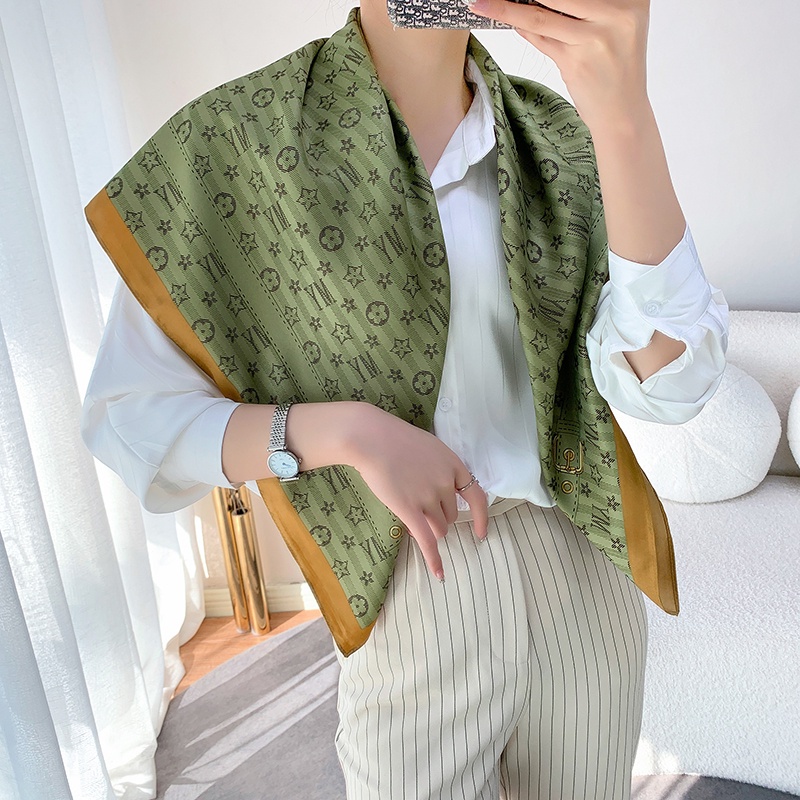 Khăn lụa vuông 90×90cm 35.4x35.4inch WJ1007-109