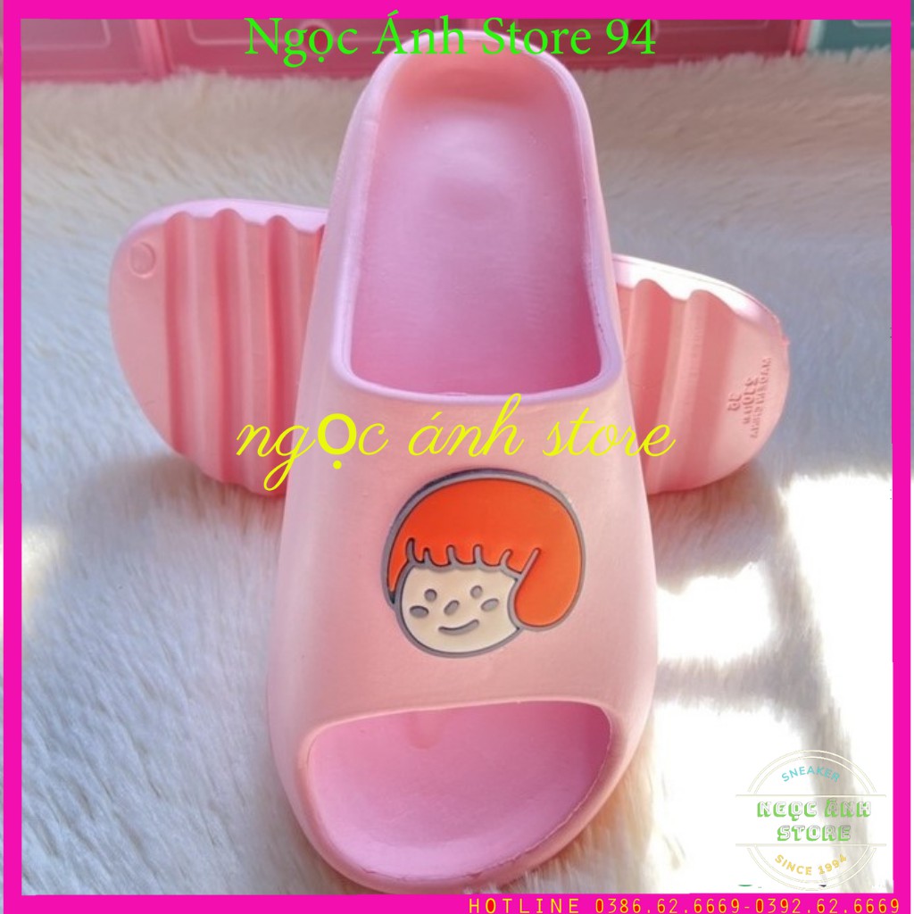 Dép bánh mì,dép đi trong nhà hình chibi dễ thương,3 màu đen,hồng,kem,size từ 36-40.Ngọc Ánh STORE