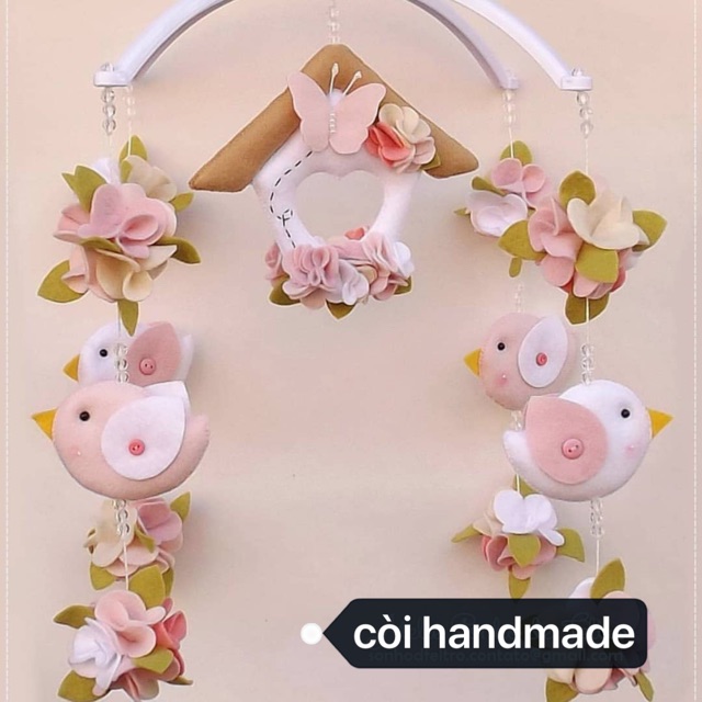 Treo nôi cho bé( hình chim và hạc)