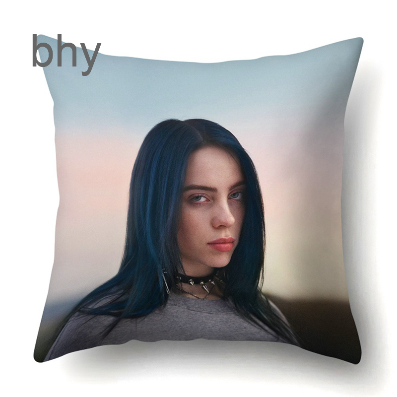 1 Vỏ Gối In Hình Billie Eilish Độc Đáo