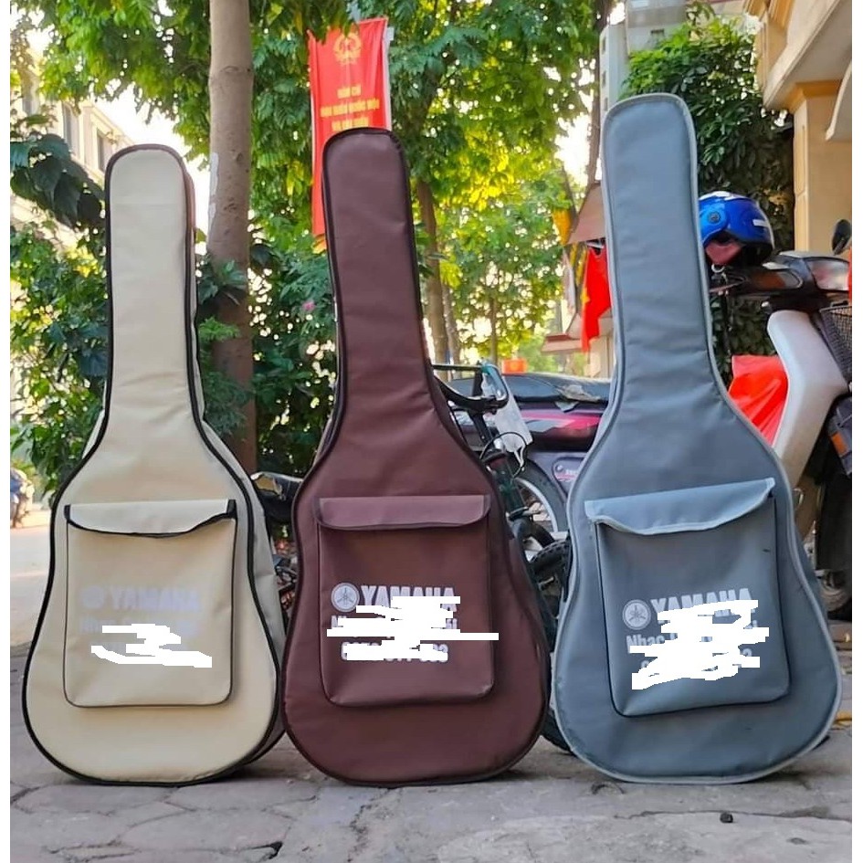 Bao vải 3 lớp CAO CẤP vừa vừa cho đàn Guitar. Guitar isaac trợ giá