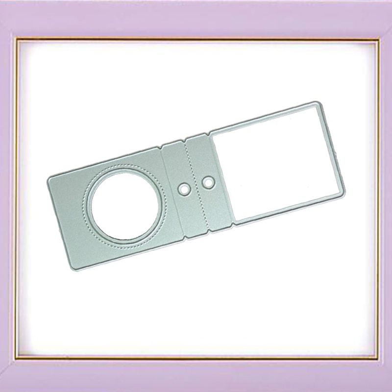 Khuôn cắt giấy tạo hình tròn/ chữ nhật trang trí sổ tay