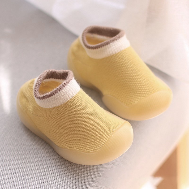 Giày Sneaker Đế Mềm Phối Màu Dễ Thương Cho Bé Tập Đi Walkers