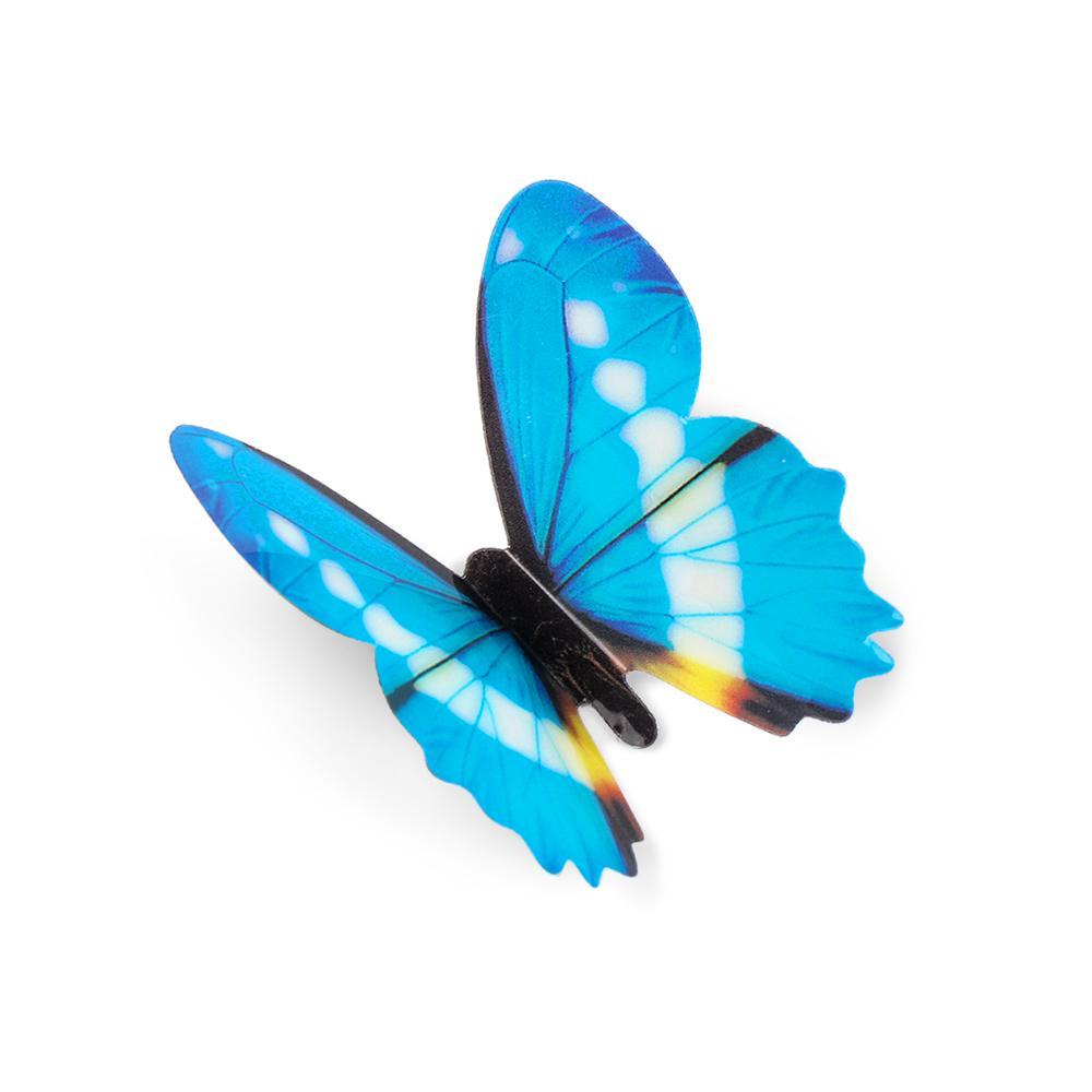 DIACHAVN Set 12 Miếng Dán Tường Trang Trí Hình Cánh Bướm Bằng PVC