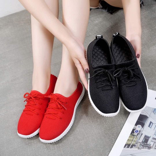 Giày thể thao vải quảng châu siêu êm GTTG32 , giày sneaker nữ thời trang