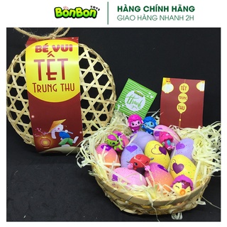 Giỏ trứng Hatchimals - quà trung thu cho bé (10 TRỨNG KHÔNG TRÙNG MẪU THÚ)