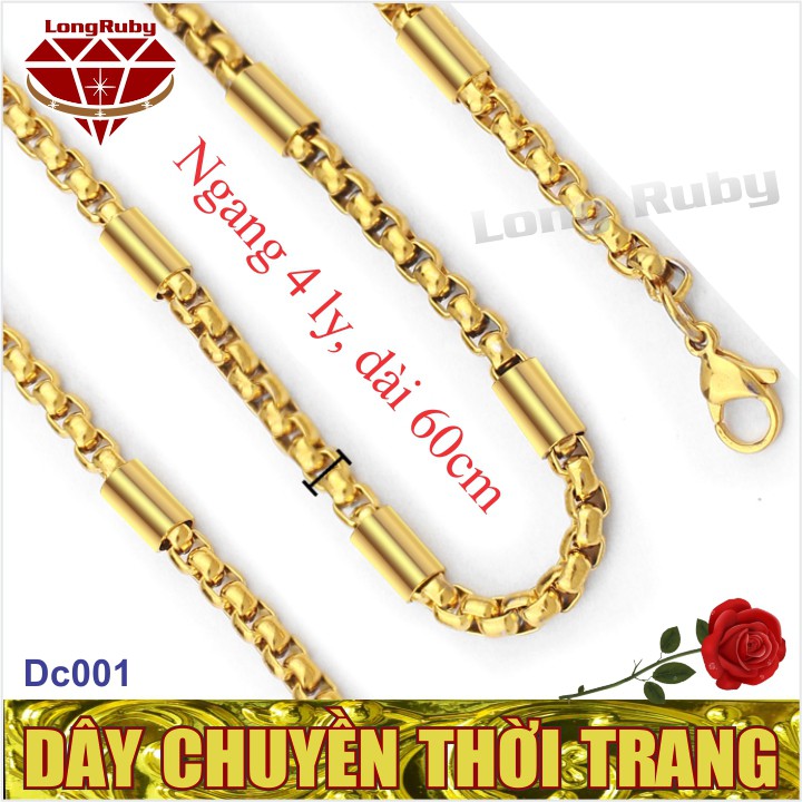 Dây Chuyền Nam Thời Trang | Dây Chuyền Bông Dừa Cách Điệu - Dc001