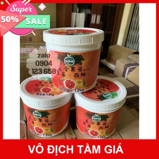 Sốt cam đào dâu tây - làm trà hoa quả không thể thiếu