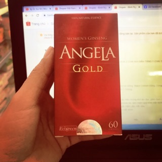 Chính Hãng] Sâm Angela Gold (hộp 60v)- MUA 2 CHAI tích Điểm TẶNG 1 CHAI 15V.