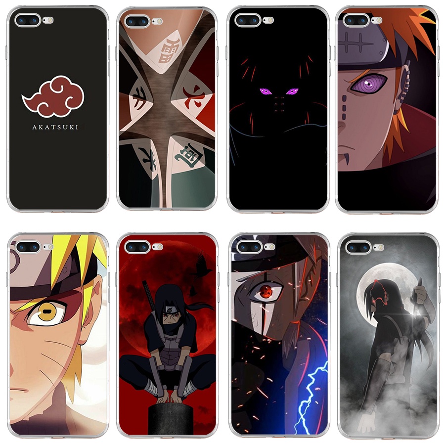 Ốp Điện Thoại Silicon Mềm Trong Suốt Chống Sốc Hình NARUTO Cho iphone 7 plus 8 plus se 2020 2022