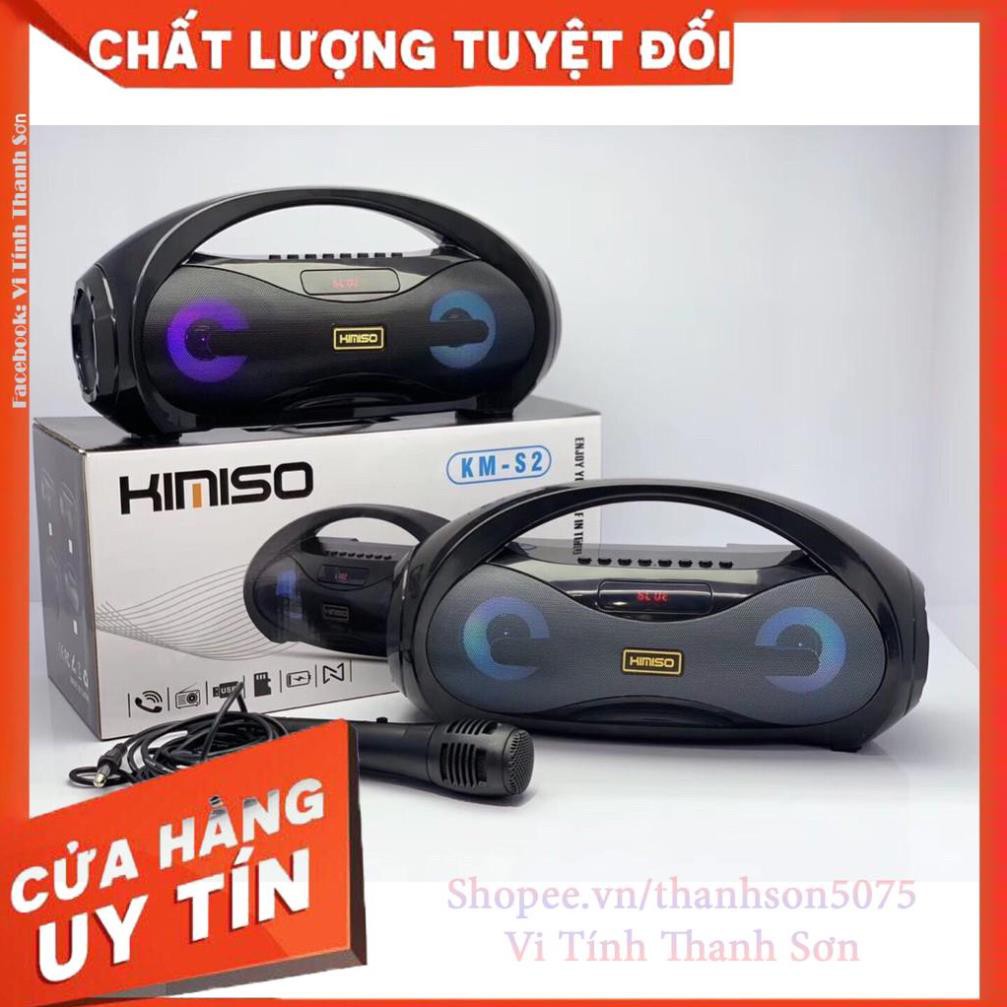 [Mã TH10KD20  hoàn đến10K xu] LOA HÁT KARAOKE XÁCH TAY MINI KM-S2 TẶNG KÈM MICRO CÓ DÂY - Vi Tính Thanh Sơn