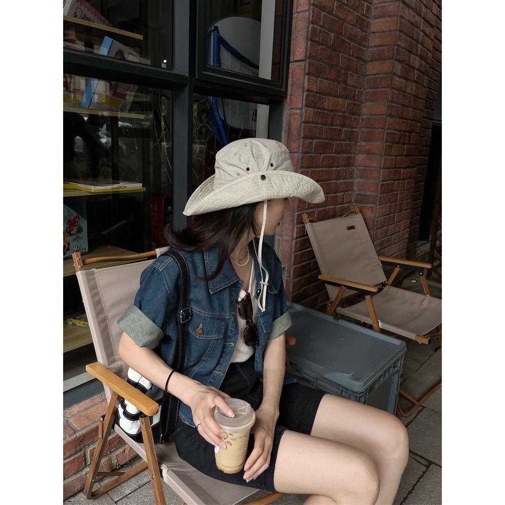 Áo Khoác Denim Dáng Ngắn Thời Trang Hàn Quốc 2022