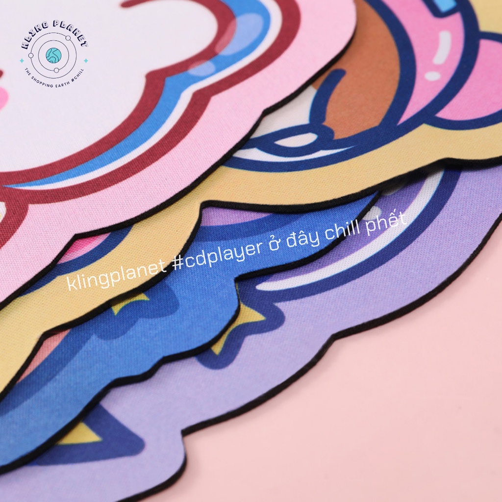 Lót chuột/Bàn di chuột MOUSEPAD size nhỏ BST Phi hành gia hoạt hình siêu dễ thương